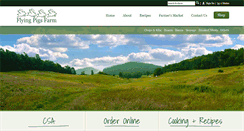 Desktop Screenshot of flyingpigsfarm.com